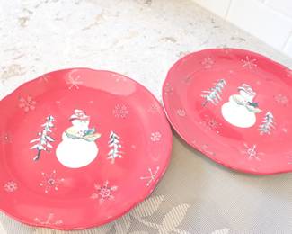 CHRISTMAS PLATES