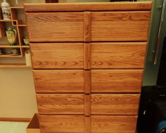 TALL OAK DRESSER
