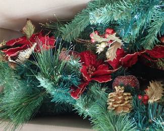 CHRISTMAS DECOR - MANY TUBS TO OPEN