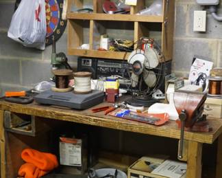 Wilton vise, vintage fan and more