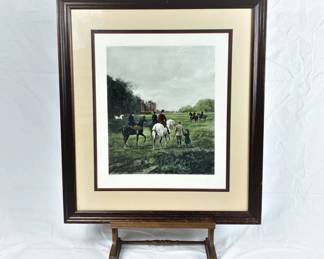 Antique Heywood & Hardy 'Going to the meet' 