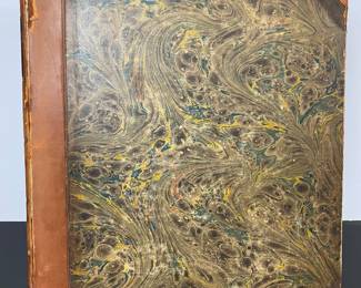 Antique early 19th century book, 1811 edition , Hortus Botanicus Americanus, of color plate sketches William Jowit Titford 