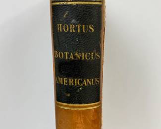 Antique early 19th century book, 1811 edition , Hortus Botanicus Americanus, of color plate sketches William Jowit Titford.  Complete 