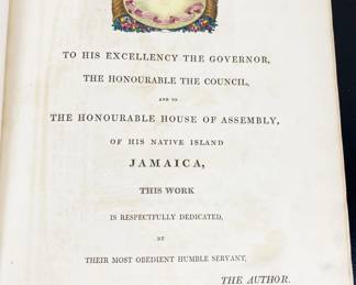 Antique early 19th century book, 1811 edition , Hortus Botanicus Americanus, of color plate sketches William Jowit Titford 