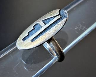 Vintage sterling Nobi ring 