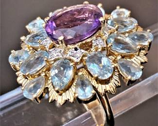 Cocktail ring by John C. Rinker 