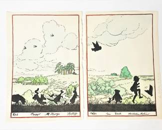 1950s Winnie The Pooh lithographs 