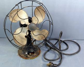 Vintage Emerson Electrics Electric Table Fan, Type 2450-B