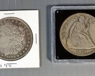 Collectible Coins Including 1873 And 1879