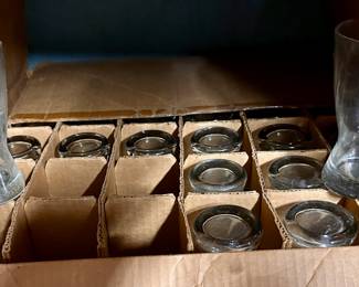 Box of glasses.