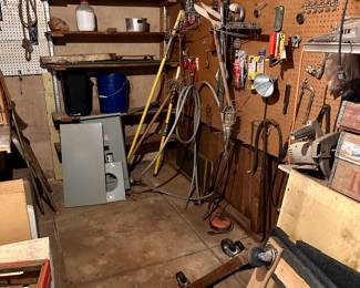 Room full of tools.