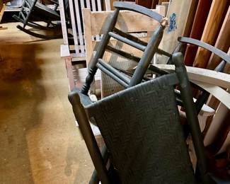 More rocking chairs...some needing some TLC.