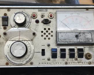 Sadelco signal level meter