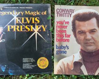 Elvis, Conway Twitty albums