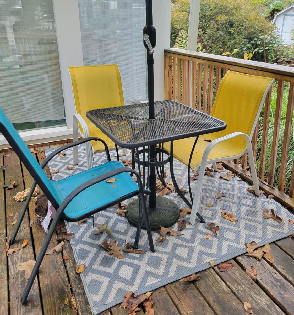 Outdoor Cafe table and chairs 