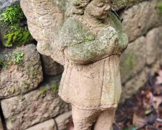 Concrete garden statue 