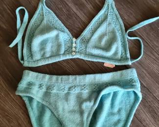 Vintage knit bikini 