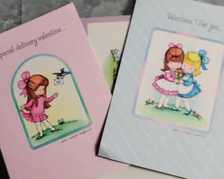 Vintage Anglund Valentine cards 