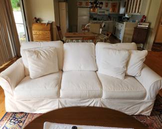 Slipcover sofa