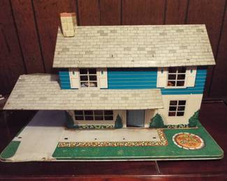 Vintage Metal Doll House