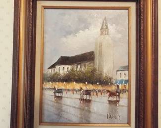 N Palsey Oil on Canvas Painting