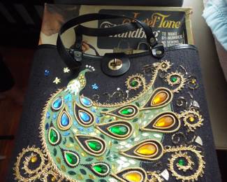 Vintage Jewel Tone Handbag