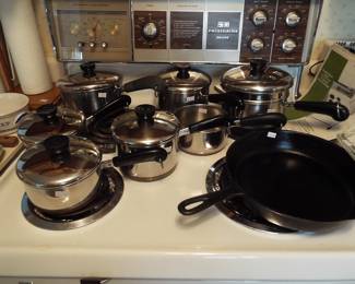 Revere Ware Pans  Cast Iron Skillet