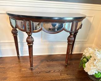 side table with mirrors