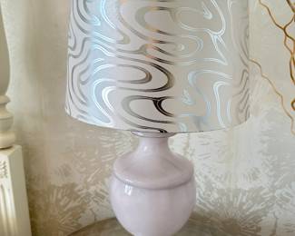 light purple lamp