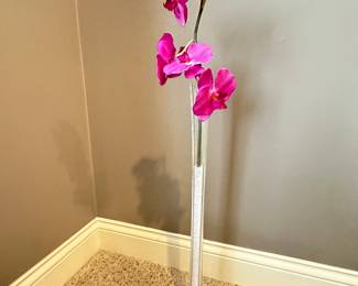 thin flower vase