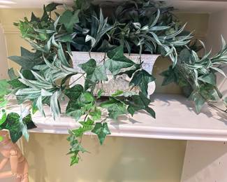 artificial plant in pot