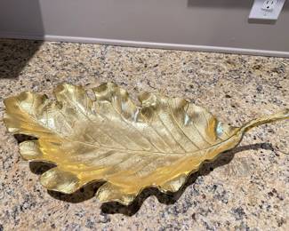 large gold leaf