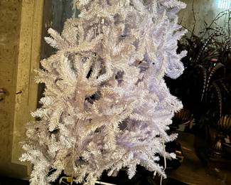 white christmas tree
