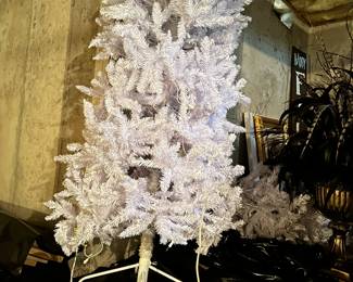 white christmas tree