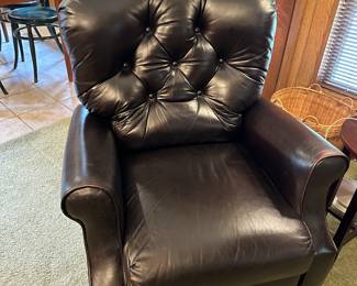 Lane Brown Leather Recliner
