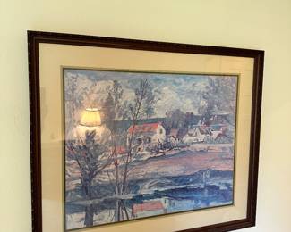 “In the Valley of the Oise” by Paul Cezanne Reproduction