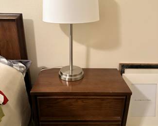 Nightstand and Lamp