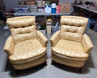 Vintage Yellow Chairs