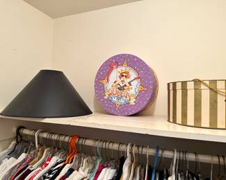 Lamp shade and Hat boxes