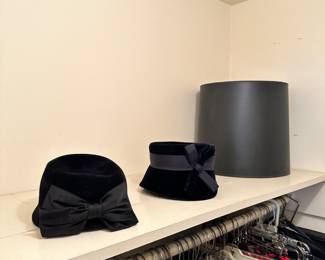 Hats and Lamp shade