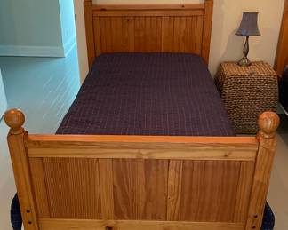 Land of Nod Pine Twin Beds with Trundle - Can Convert To Bunch Beds! Photo 1 of 2.
