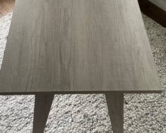 Grey "Washed" Writing Desk / Occasional Table. Measures 42" W x 20" D x 30" H. Photo 2 of 3.