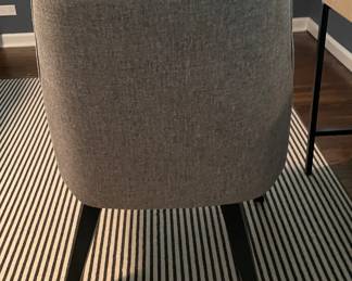 Upholstered Swivel Desk Chair. Photo 3 of 3.