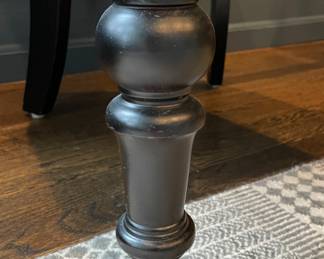 Set of 2 Mitchel Gold & Bob Williams Tufted Back Arm Chairs In Neutral Upholstery on Casters. Each Measures 24" W x 32" D. Photo 4 of 4.