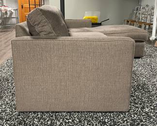 Room & Board Two-Piece, Right Facing Chaise Sofa. Measures 102" W x 68" D. Photo 3 of 3.