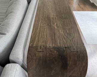 Jayson Home Modern "Bent Wood" Console. Measures 63" x 13" D x 30" H. Photo 2 of 4.