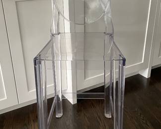 Set of 5 One More Ghost Counter Stools by Philippe Starck for Kartell. Each Measures 15" W with 25.5" Seat Height. Photo 1 of 4.