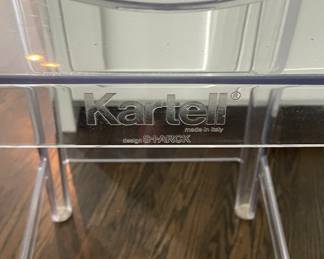 Set of 5 One More Ghost Counter Stools by Philippe Starck for Kartell. Each Measures 15" W with 25.5" Seat Height. Photo 4 of 4.