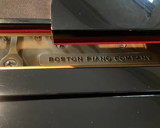 Boston GP 156 Ebony Grand Piano in Satin Finish. Photo 3 of 6.