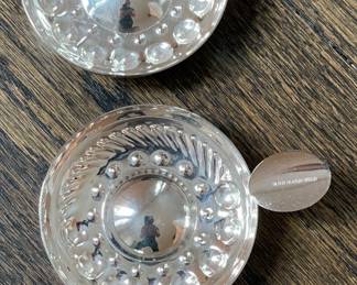 Vintage Italian Silver Plate Wine Tasting Cups. Photo 1 of 2.